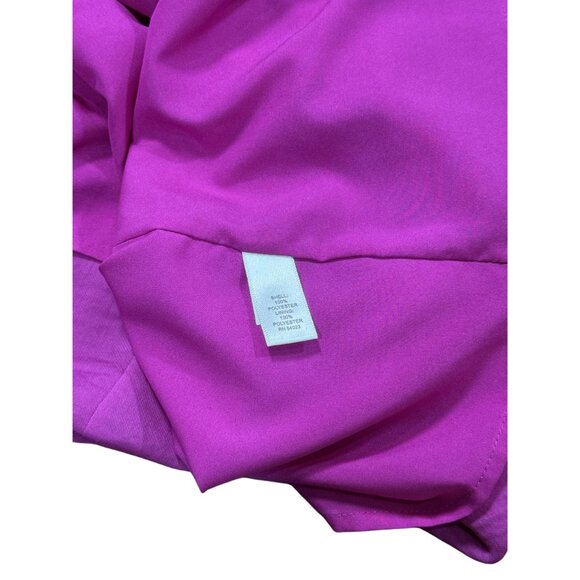 NWOT Banana Republic Womens Dress Size 4P Sleeveless Magenta Halter Tie Back Flo - Picture 7 of 10